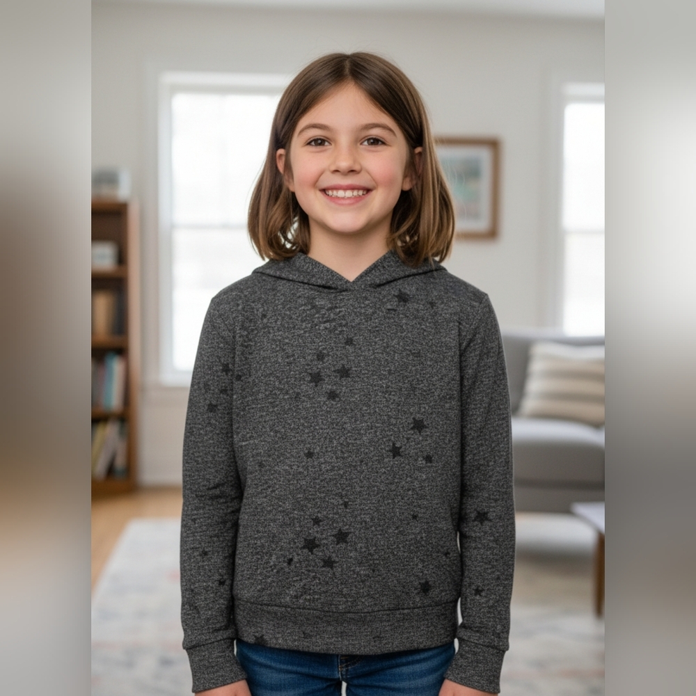 GAP Kids Dark Gray Star Hoodie